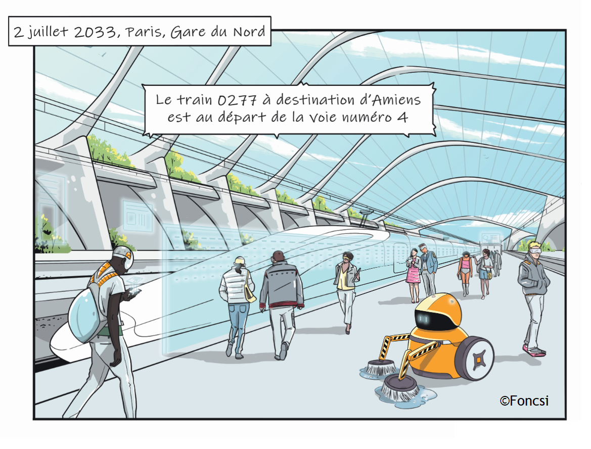 « Juillet 2033, Gare du Nord… »