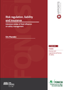 Nouveau Cahier “Risk regulation, liability and insurance”