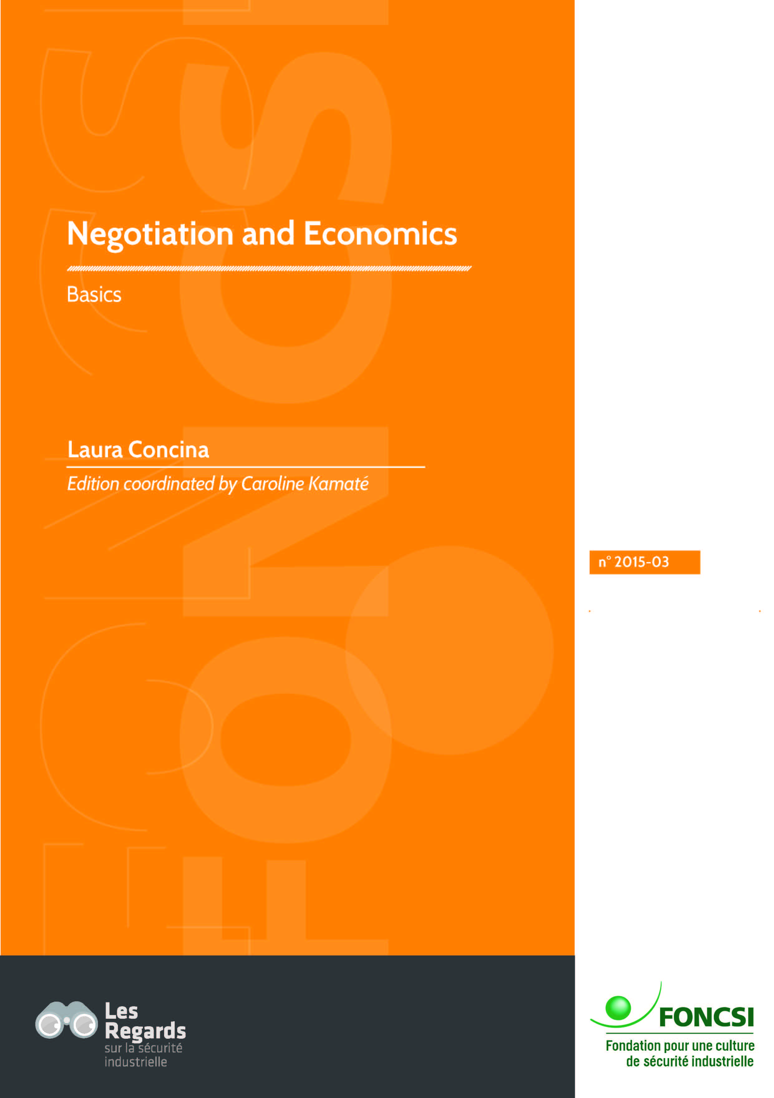 Publication d’un nouveau Regard : Négociation et économie