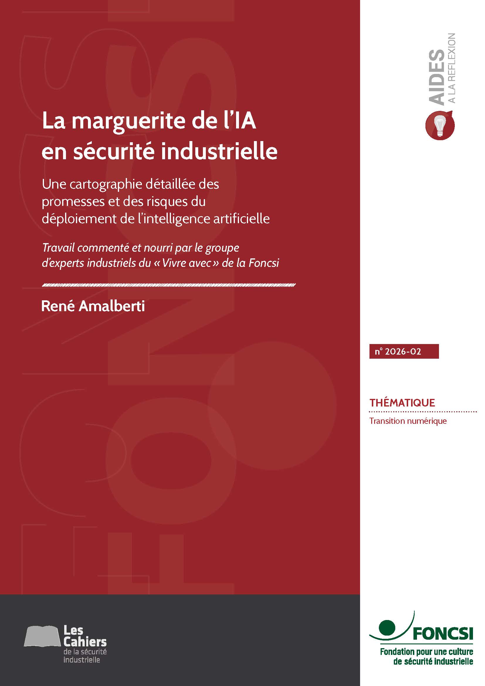 Couverture Cahier - Marguerite IA et sécurité industrielle